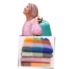 Load image into Gallery viewer, Bufanda de invierno a cuadros para mujer - Ozerty