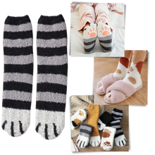 Load image into Gallery viewer, Calcetines de invierno patitas de gato - Ozerty