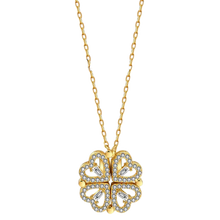 Load image into Gallery viewer, Collar de cuatro hojas en forma de corazón - Ozerty