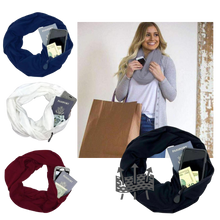 Load image into Gallery viewer, Bufanda cálida con bolsillo oculto - Ozerty