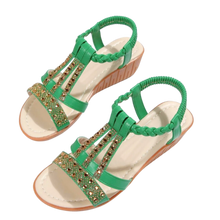 Cargar imagen en el visor de la galería, Elegantes sandalias ortopédicas Boho
-Verde/EU35/UK2/US4.5Verde/EU36/UK3/US5.5Verde/EU37/UK4/US/6.5Verde/EU38/UK4.5/US7Verde/EU39/UK5.5/US8Verde/EU40/UK6/US8.5Verde/EU41/UK7/US9.5 - Ozerty