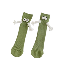 Cargar imagen en el visor de la galería, Calcetines con manitas magnéticas
-Verde/Talla única - Ozerty