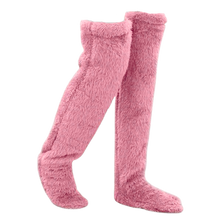 Cargar imagen en el visor de la galería, Calcetines calentadores de tiro alto -Rosa - Ozerty
