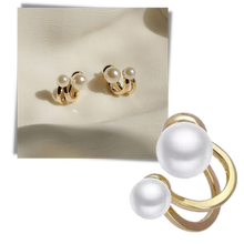 Load image into Gallery viewer, Pendientes de perlas vintage - Ozerty
