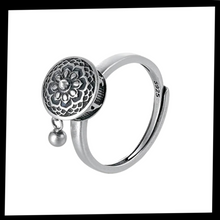 Cargar imagen en el visor de la galería, Anillo de mantra budista giratorio para mujer - Ozerty
