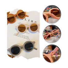 Load image into Gallery viewer, Gafas de sol redondas vintage para niños de 1 a 5 años - Ozerty
