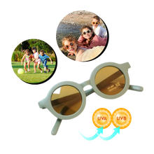 Load image into Gallery viewer, Gafas de sol redondas vintage para niños de 1 a 5 años - Ozerty
