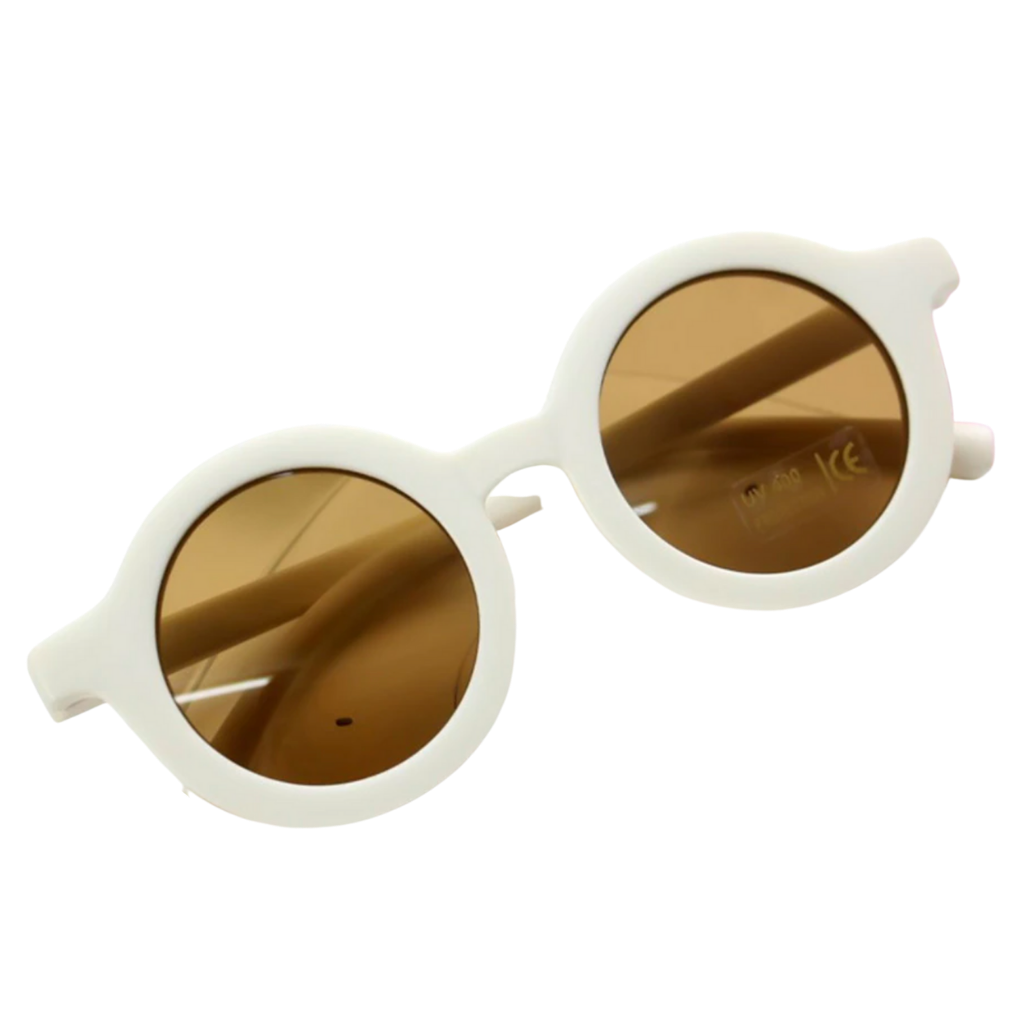 Vintage round sunglasses for kids ages 1-5
