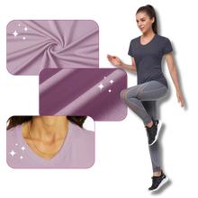 Load image into Gallery viewer, Camiseta de refrigeración instantánea para mujer con cuello de pico

 - Ozerty
