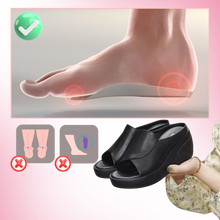 Load image into Gallery viewer, Sandalias de tacón ortopédicas con amortiguación - Ozerty
